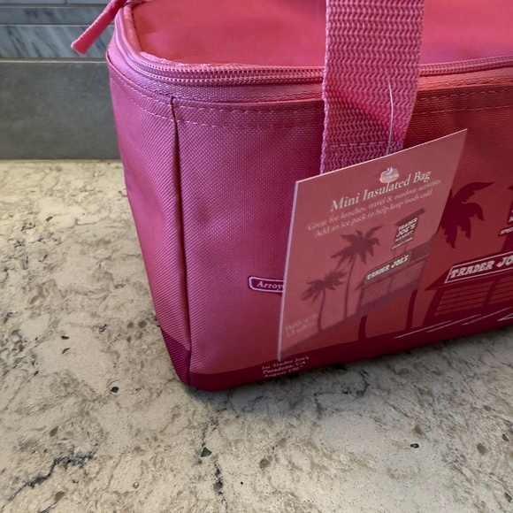 NWT Pink Trader Joe's Insulated bag - Picture 3 of 9